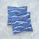 Lavender Sachet Bundle in Deep Blue Sea Coastal Ocean Wave