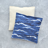 Lavender Sachet Bundle in Deep Blue Sea Coastal Ocean Wave