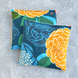 Stay Gold Floral Peacock Blue Lavender Sachet Bundle