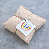 Checker Daisy in Pink Floral Lavender Sachet Bundle