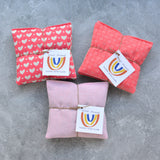 Soft Pink Linen Lavender Sachet Bundle