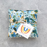 Garden Party Blue Floral Cotton Lavender Sachet Bundle
