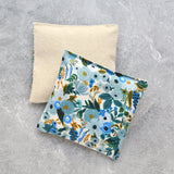 Garden Party Blue Floral Cotton Lavender Sachet Bundle