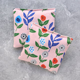 Fairytale Flowers on Pink Cotton Lavender Sachet Bundle