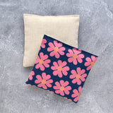 Heart Flowers in Navy Lavender Sachet Bundle