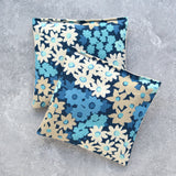Blue and White Floral Lavender Sachet Bundle