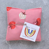 Ripe Strawberries Pink Cotton Lavender Sachet Bundle
