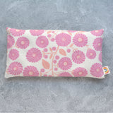 Weighted Eye Pillow in Strawflower Pink Cotton Floral