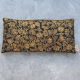 Weighted Eye Pillow in Golden Primavera Floral on Black