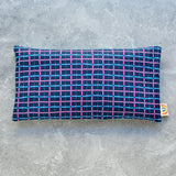 Trellis in Navy Cotton Weighted Eye Pillow