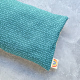 Moonscape Dots in Teal Hot Cold Pack Weighted Eye Pillow