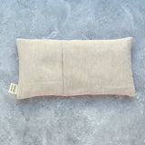 Soft Pink Linen Weighted Eye Pillow