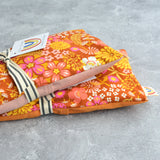 Dragonfly Floral Summer in Caramel Weighted Eye Pillow