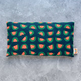 Watermelon Fields on Navy Weighted Eye Pillow