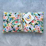 Pink & Lilac Garden Party Floral Cotton Weighted Eye Pillow