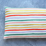 Pink & Lilac Rainbow Stripe Cotton Weighted Eye Pillow