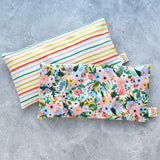 Pink & Lilac Rainbow Stripe Cotton Weighted Eye Pillow