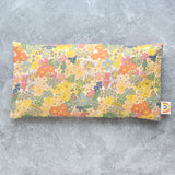 Mimi Floral in Blush Metallic Cotton Weighted Eye Pillow