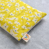 Sunny Yellow Dogwood Weighted Eye Pillow