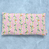 Daisy Chains in Pink Cotton Weighted Eye Pillow
