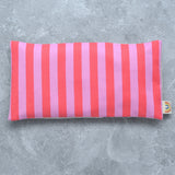 Poppy Pink Cabana Stripe Weighted Eye Pillow