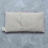 Poppy Pink Cabana Stripe Weighted Eye Pillow