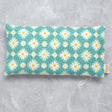 Floral Endpaper in Soft Teal Weighted Eye Pillow