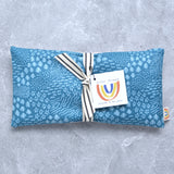 Midnight Hike in Blue Cotton Weighted Eye Pillow