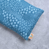 Midnight Hike in Blue Cotton Weighted Eye Pillow