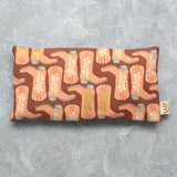 Golden Floral Cowboy Boots Weighted Eye Pillow