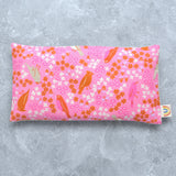 Backyard Birds Pink Floral Cotton Weighted Eye Pillow