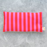 Oversized Eye Pillow - Deep Pink Cabana Stripe