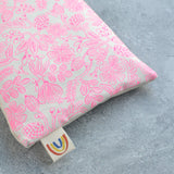 Weighted Eye Pillow in Hot Pink Primavera Floral