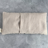 Weighted Eye Pillow in Floral Silhouette Natural Canvas
