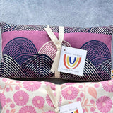 Weighted Eye Pillow in Purple Mountains Canvas