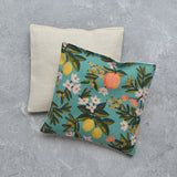 Citrus Grove Teal Cotton Lavender Sachet Bundle