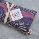 Weighted Eye Pillow in Purple Mountains Canvas