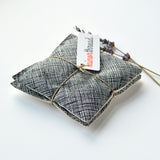 Lavender Sachets in Black Sketch - Set of 2