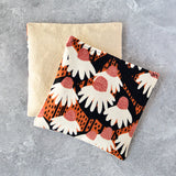 Organic Lavender Sachets in Terracotta Floral - Set of 2