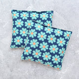 Heart Flowers in Navy Blue Lavender Sachet Bundle
