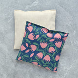 Cup & Saucer Vine in Navy Lavender Sachet Bundle