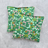Grass Green Tiny Floral Lavender Sachet Bundle