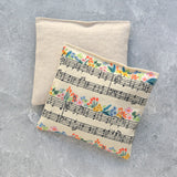 Floral Song Sheet Music Lavender Sachet Bundle