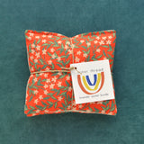 Red & Green Holiday Floral Lavender Sachet Bundle
