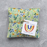 Spring Grass Green Floral Lavender Sachet Bundle