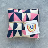 Building Blocks in Navy and Fuchsia Lavender Sachet Bundle