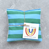 Cabana Stripe Green and Blue Lavender Sachet Bundle Resort