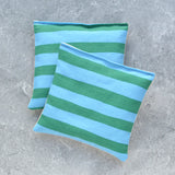 Cabana Stripe Green and Blue Lavender Sachet Bundle Resort