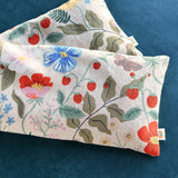 Strawberry Fields Oversized Eye Pillow in Canvas - Natural