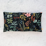 Oversized Eye Pillow in Amalfi Herb Garden Canvas Black